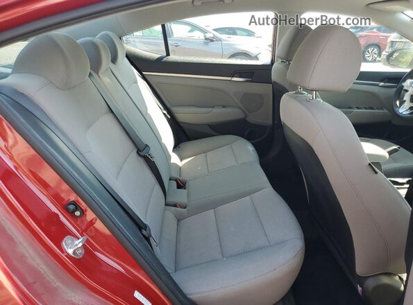 KMHD74LF0LU899424 2020 HYUNDAI ELANTRA Red Widok tylnych siedzeń