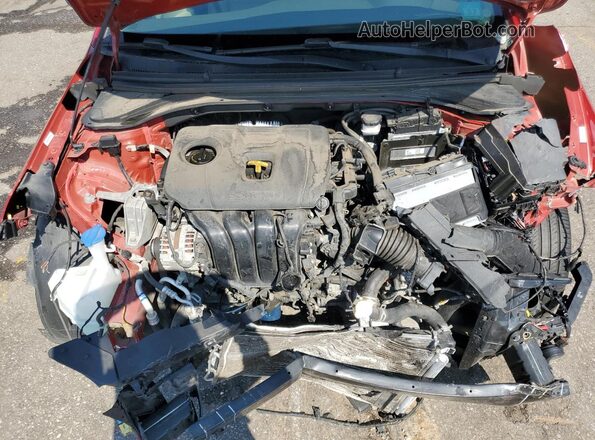 KMHD74LF0LU899424 2020 HYUNDAI ELANTRA Red Widok wnętrza z tyłu