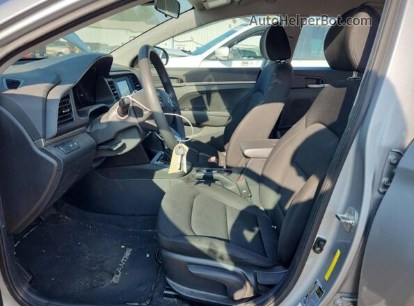 KMHD74LF3LU069407 2020 HYUNDAI ELANTRA Silver Widok wnętrza z przodu