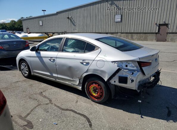 KMHD74LF5KU833322 2019 HYUNDAI ELANTRA Silver Trasero izquierdo