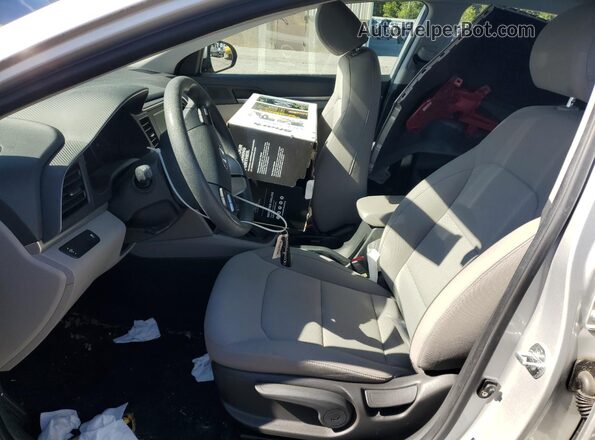 KMHD74LF5KU833322 2019 HYUNDAI ELANTRA Silver Vista interior delantera