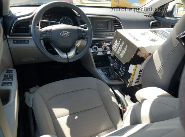 KMHD74LF5KU833322 2019 HYUNDAI ELANTRA Silver Vista del salpicadero