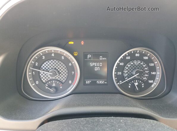 KMHD74LF5KU833322 2019 HYUNDAI ELANTRA Silver Vista del cuadro de instrumentos