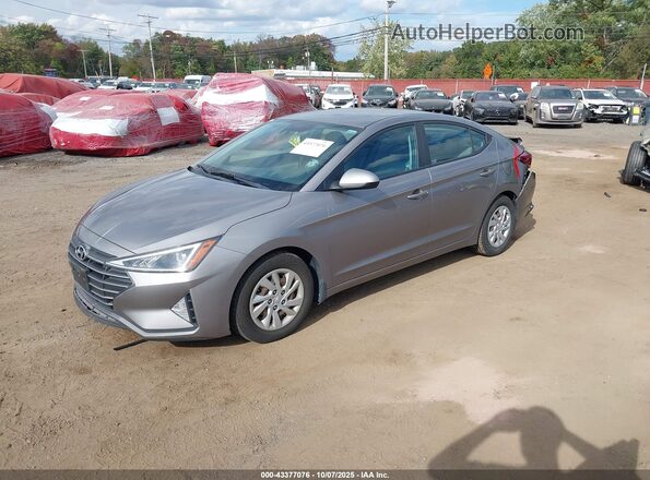 KMHD74LF5LU955860 2020 HYUNDAI ELANTRA Gray Առջևի ձախ երեք քառորդ տեսարան