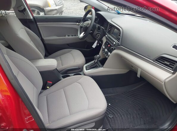 KMHD74LF8LU951043 2020 HYUNDAI ELANTRA Red Вид салону спереду
