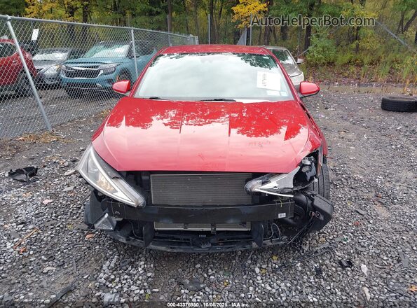 KMHD74LF8LU951043 2020 HYUNDAI ELANTRA Red Вид щитка приладів