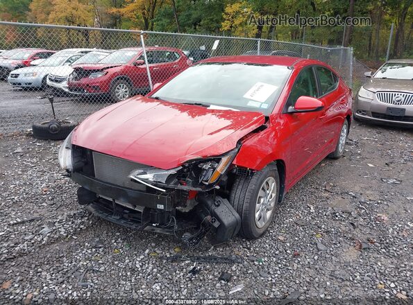 KMHD74LF8LU951043 2020 HYUNDAI ELANTRA Red Вид спереду