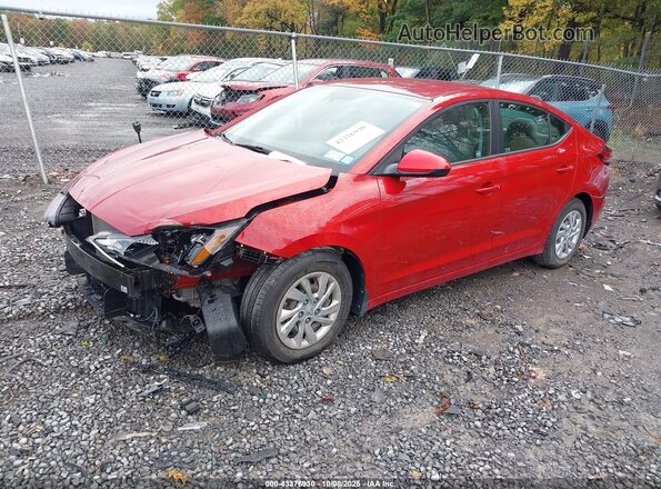 KMHD74LF8LU951043 2020 HYUNDAI ELANTRA Red Передня ліва чверть
