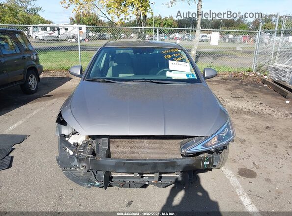 KMHD74LFXLU945034 2020 HYUNDAI ELANTRA Gray ხელსაწყოთა პანელის ხედი
