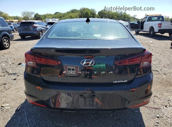 KMHD84LF2LU107111 2020 HYUNDAI ELANTRA Black Հետևի տեսք