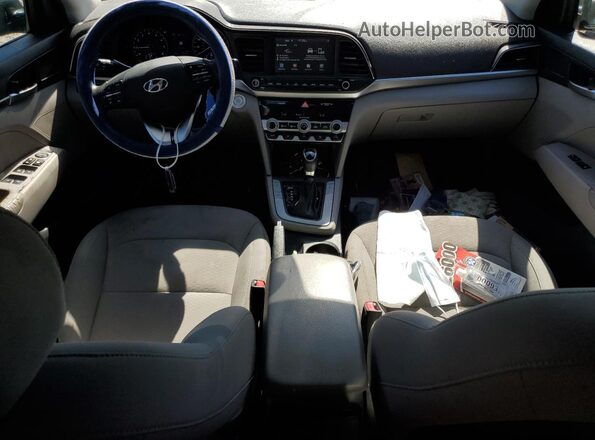KMHD84LF2LU107111 2020 HYUNDAI ELANTRA Black Առջևի վահանակի տեսք