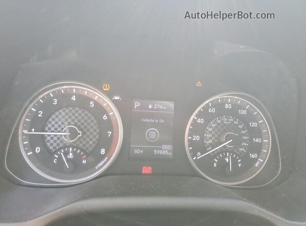 KMHD84LF2LU107111 2020 HYUNDAI ELANTRA Black Սարքավորումների վահանակի տեսք