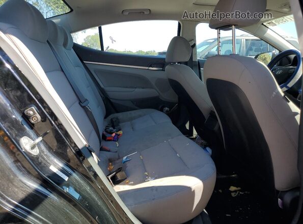 KMHD84LF2LU107111 2020 HYUNDAI ELANTRA Black Հետևի նստատեղերի տեսք