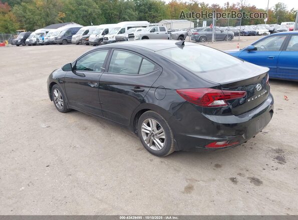 KMHD84LF3LU107120 2020 HYUNDAI ELANTRA Черный Задняя левая четверть