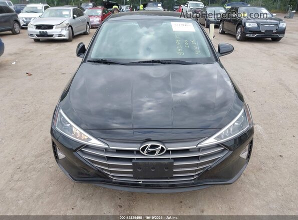 KMHD84LF3LU107120 2020 HYUNDAI ELANTRA Черный Вид задней части салона