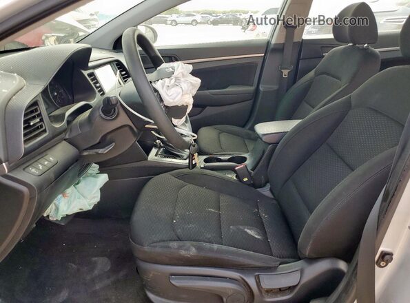 KMHD84LF5KU858458 2019 HYUNDAI ELANTRA Silver Front interior view