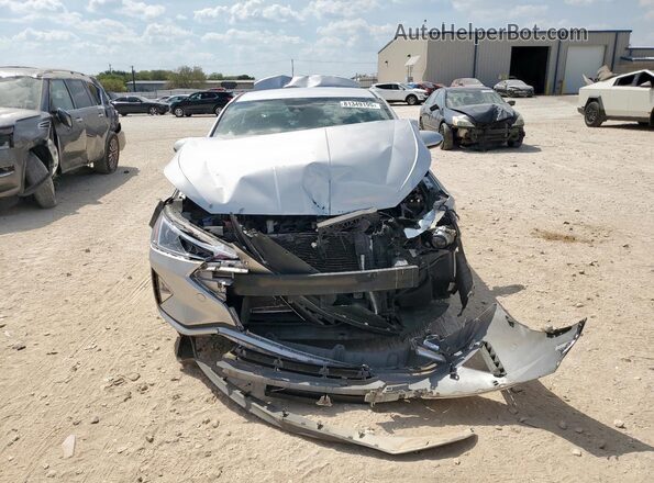 KMHD84LF5KU858458 2019 HYUNDAI ELANTRA Silver Front view