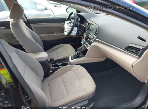 KMHD84LF5LU986670 2020 HYUNDAI ELANTRA Black Front interior view