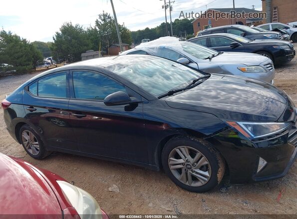 KMHD84LF5LU986670 2020 HYUNDAI ELANTRA Black Rear interior view