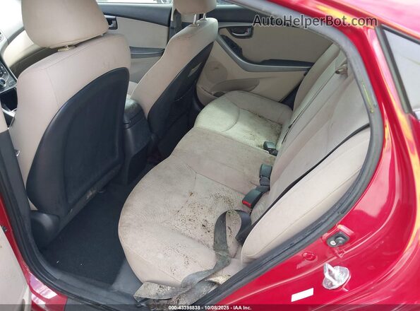 KMHDH4AE7GU587503 2016 HYUNDAI ELANTRA Red Widok naklejki z numerem VIN