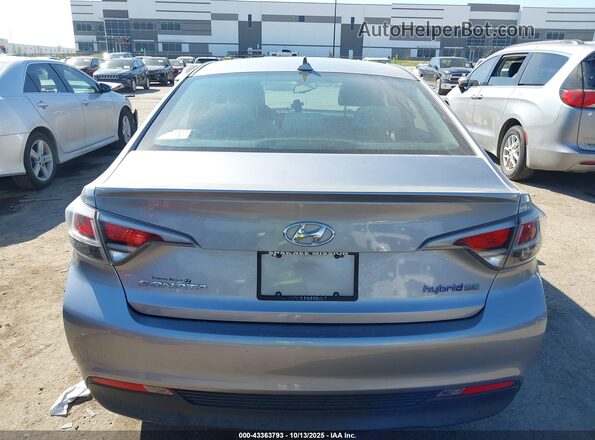 KMHE24L1XGA020851 2016 HYUNDAI SONATA HYBRID Silver 