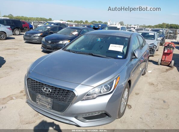 KMHE24L1XGA020851 2016 HYUNDAI SONATA HYBRID Silver 