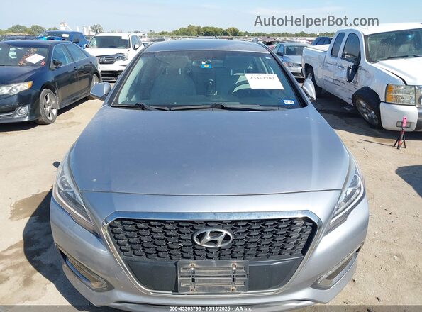 KMHE24L1XGA020851 2016 HYUNDAI SONATA HYBRID Silver 