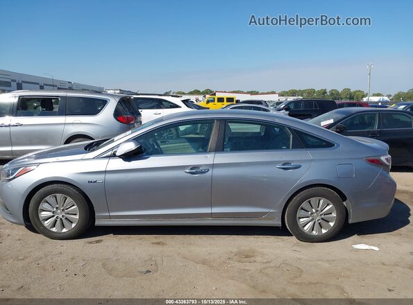 KMHE24L1XGA020851 2016 HYUNDAI SONATA HYBRID Silver 
