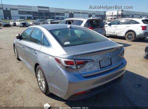 KMHE24L1XGA020851 2016 HYUNDAI SONATA HYBRID Silver 