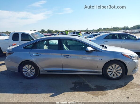 KMHE24L1XGA020851 2016 HYUNDAI SONATA HYBRID Silver 