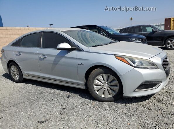 KMHE24L33HA063138 2017 HYUNDAI SONATA Silver Delantero derecho