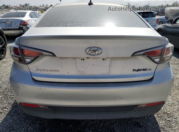 KMHE24L33HA063138 2017 HYUNDAI SONATA Silver Vista trasera