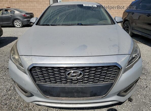 KMHE24L33HA063138 2017 HYUNDAI SONATA Silver Vista frontal