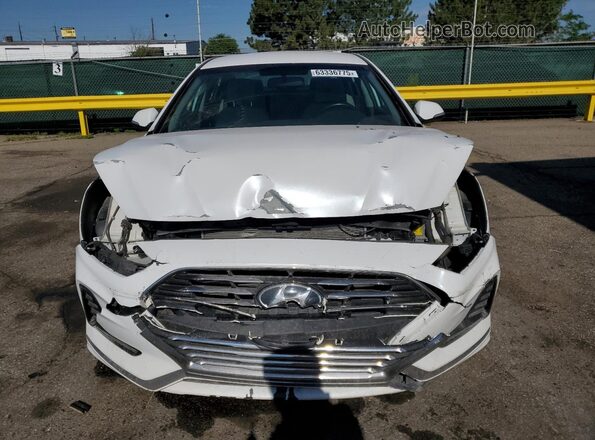 KMHE24L33KA091688 2019 HYUNDAI SONATA White Вид спереду