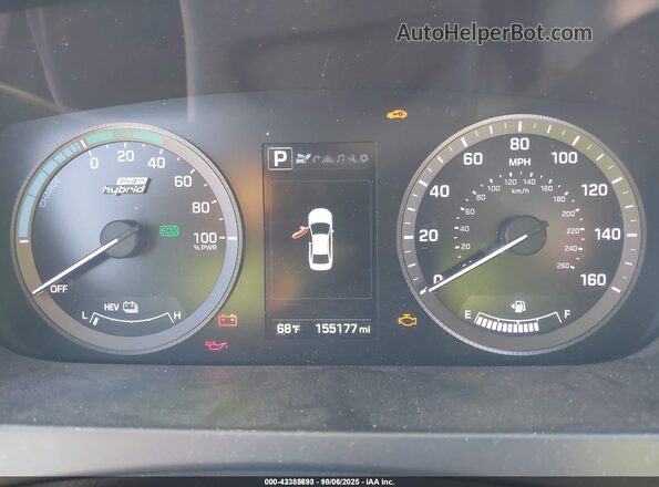 KMHE54L2XHA044634 2017 HYUNDAI SONATA PLUG-IN HYBRID White Widok tylnych siedzeń