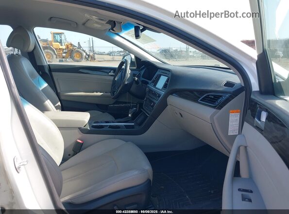 KMHE54L2XHA044634 2017 HYUNDAI SONATA PLUG-IN HYBRID White Widok wnętrza z przodu