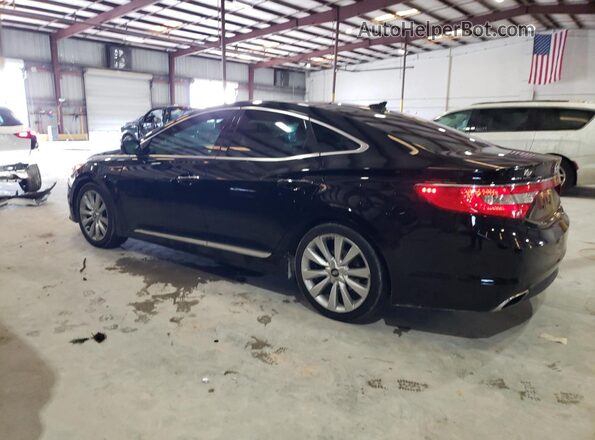 KMHFH4JG3HA583140 2017 HYUNDAI AZERA Black Trasero izquierdo