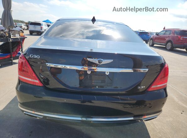 KMHG34JA4JU043220 2018 GENESIS G90 Black 