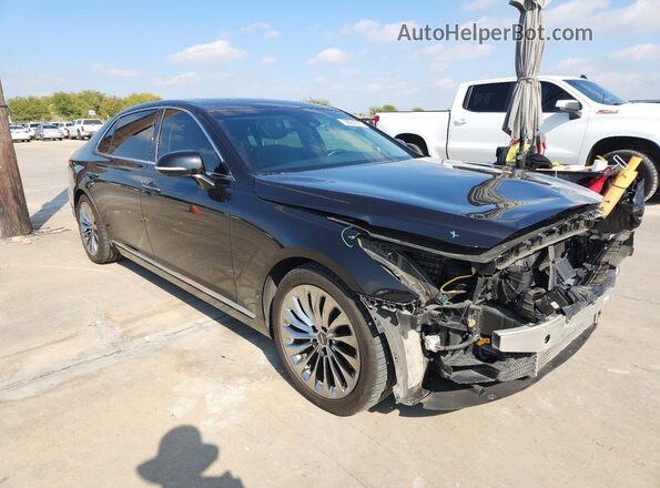 KMHG34JA4JU043220 2018 GENESIS G90 Black 