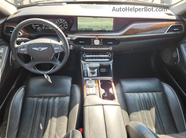 KMHG34JA4JU043220 2018 GENESIS G90 Black 