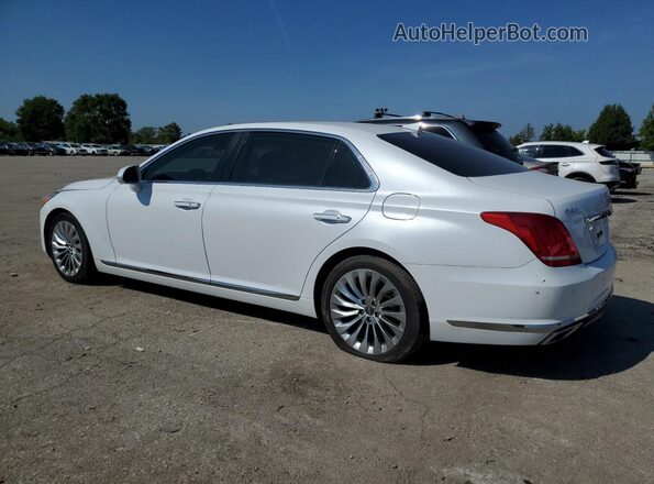 KMHG34JA6JU039685 2018 GENESIS G90 White 