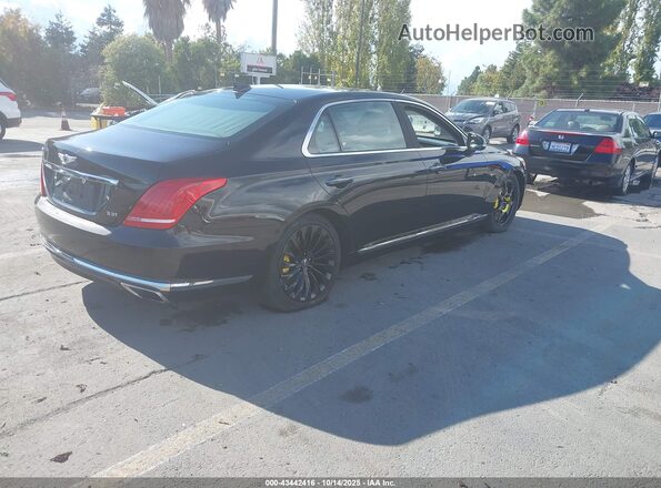 KMHG34JAXJU044890 2018 GENESIS G90 Black Trasero derecho