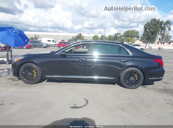 KMHG34JAXJU044890 2018 GENESIS G90 Black Vista interior de 360 grados
