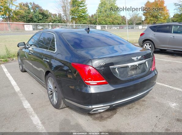 KMHG54JH5KU052811 2019 GENESIS G90 Black Trasero izquierdo