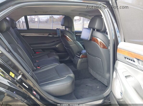KMHG54JH5KU052811 2019 GENESIS G90 Black Vista de la etiqueta del VIN