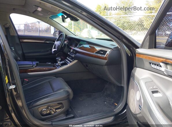 KMHG54JH5KU052811 2019 GENESIS G90 Black Vista interior delantera