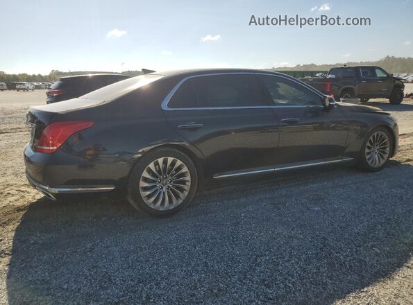 KMHG54JH8JU049335 2018 GENESIS G90 Black უკანა მარჯვენა