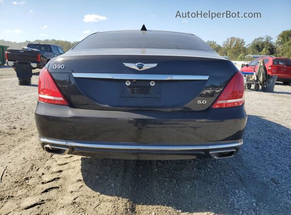 KMHG54JH8JU049335 2018 GENESIS G90 Black უკანა ხედი