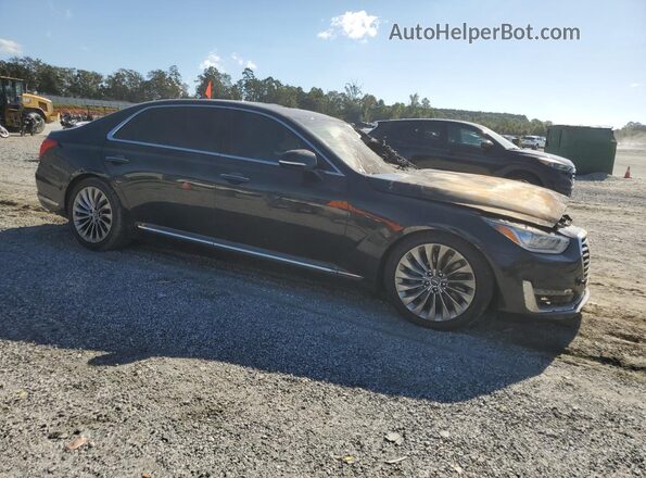 KMHG54JH8JU049335 2018 GENESIS G90 Black წინა მარჯვენა