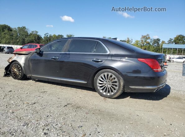 KMHG54JH8JU049335 2018 GENESIS G90 Black უკანა მარცხენა